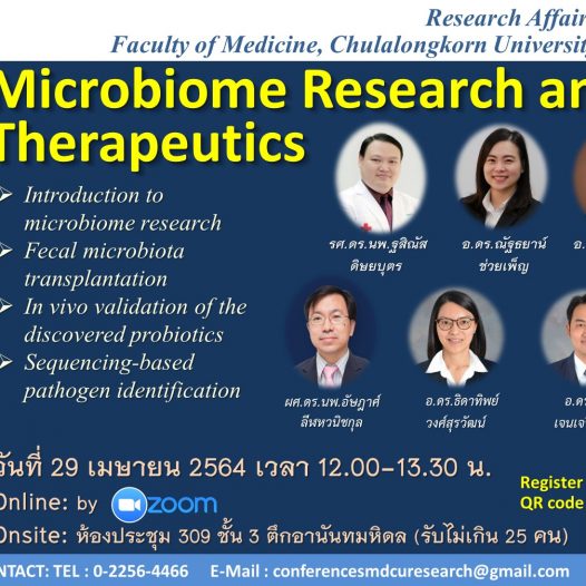 Microbiome Research and Therapeutics