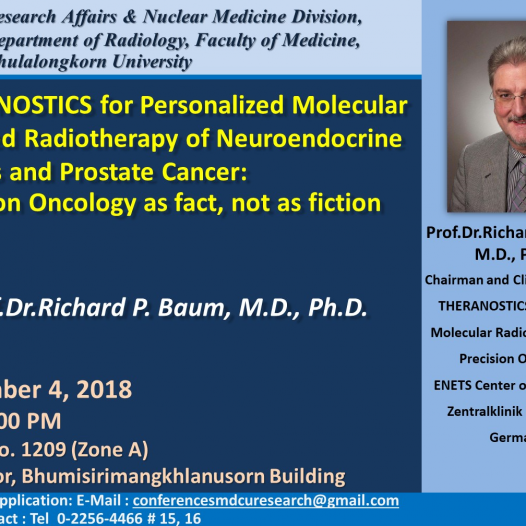 THERANOSTICS for Personalized Molecular Targeted Radiotherapy of Neuroendocrine Tumors and Prostate Cancer: Precision Oncology as fact, not as fiction